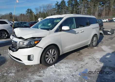 2016 Kia Sedona Ex from USA, damaged, VIN KNDMC5C19G6135303